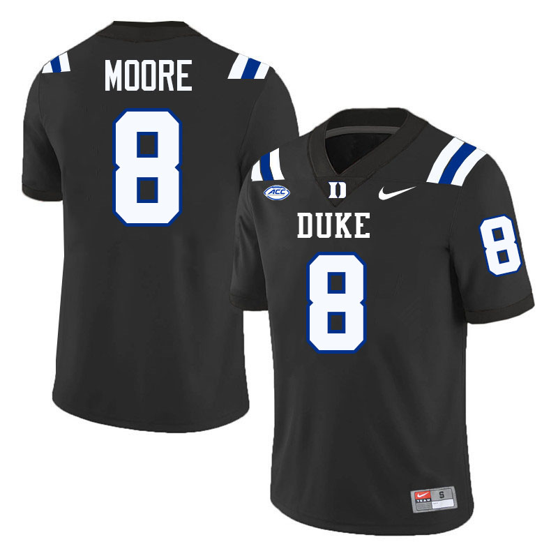 Jayden Moore Duke Jersey,Duke Blue Devils #8 Jayden Moore Jersey Youth College-Black